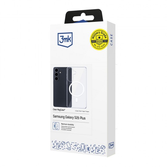 3mk Clear MagCase for Samsung Galaxy S26 Pro - transparent