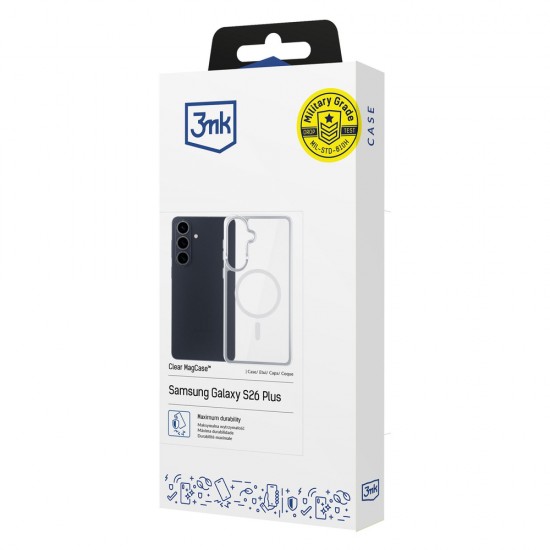 3mk Armor MagCase for Samsung Galaxy S26 Pro - Transparent