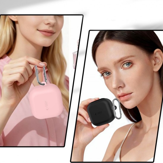 Tech-Protect Silicone Hook Case for Samsung Galaxy Buds 4 / 4 Pro - Pink
