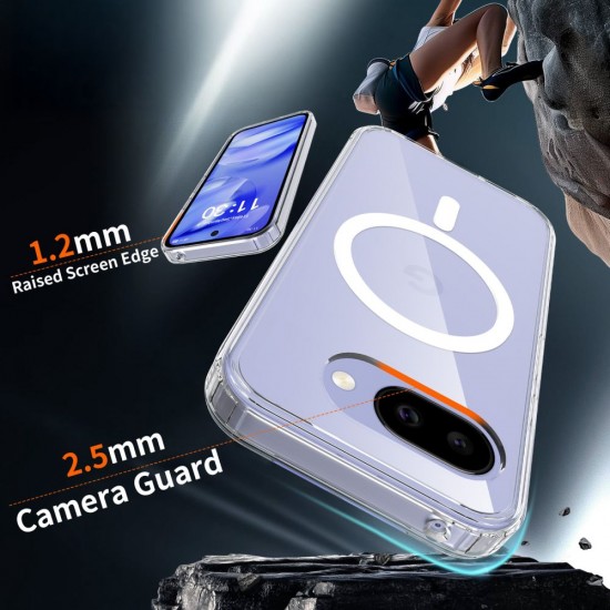 Tech-Protect FlexAir Hybrid MagSafe Case for Google Pixel 10A - Clear