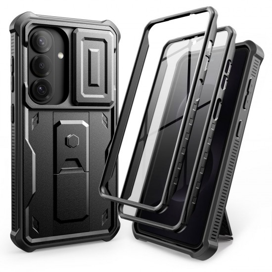 Tech-Protect Kevlar Cam+ Case for Samsung Galaxy S26 - Black
