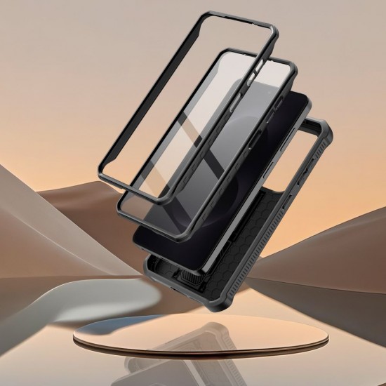 Tech-Protect Kevlar Cam+ Case for Samsung Galaxy S26 - Black