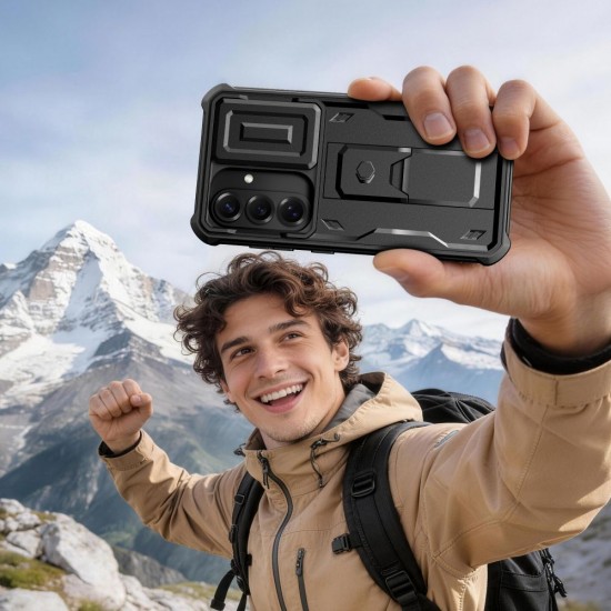 Tech-Protect Kevlar Cam+ Case for Samsung Galaxy S26 - Black