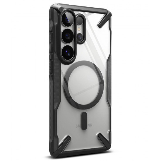 Ringke Fusion X Magnetic MagSafe Case for Samsung Galaxy S26 Ultra - Clear Black
