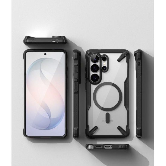 Ringke Fusion X Magnetic MagSafe Case for Samsung Galaxy S26 Ultra - Clear Black