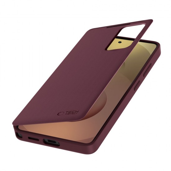 Tech-Protect Smart Wallet Case for Samsung Galaxy S26 Ultra - Burgundy