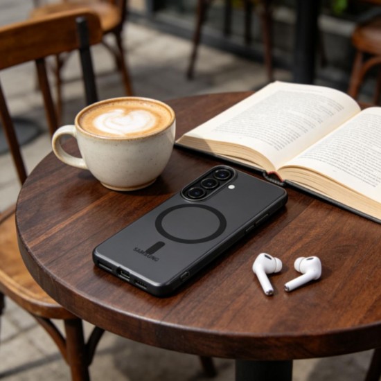 Tech-Protect MagSlim MagSafe Case for Samsung Galaxy S26 - Matte Black