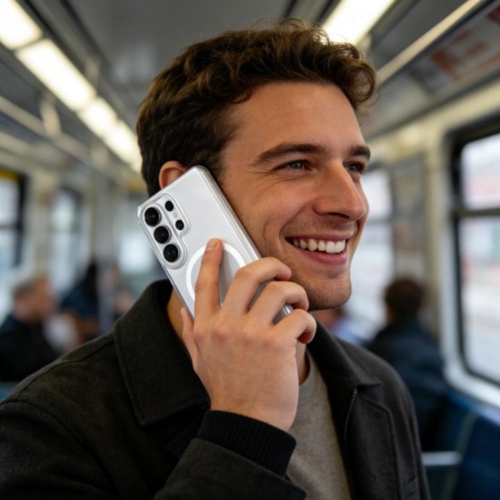 Tech-Protect MagSlim MagSafe Case for Samsung Galaxy S26 Ultra - Clear Matte