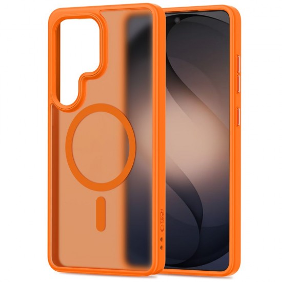 Tech-Protect Magmat MagSafe Case for Samsung Galaxy S26 Ultra - Orange Matte