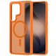 Tech-Protect Magmat MagSafe Case for Samsung Galaxy S26 Ultra - Orange Matte