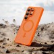 Tech-Protect Magmat MagSafe Case for Samsung Galaxy S26 Ultra - Orange Matte