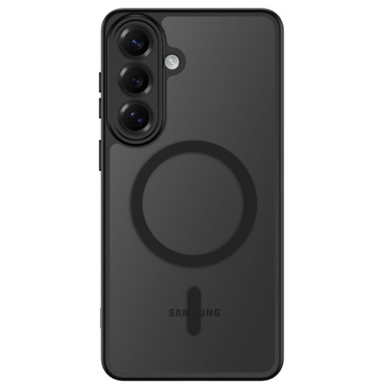 Tech-Protect BasicMag MagSafe Case for Samsung Galaxy S26+ - Transparent Black