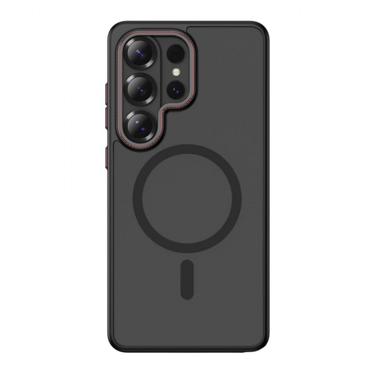 Tech-Protect MagCam MagSafe Case for Samsung Galaxy S26 Ultra - Black and Red