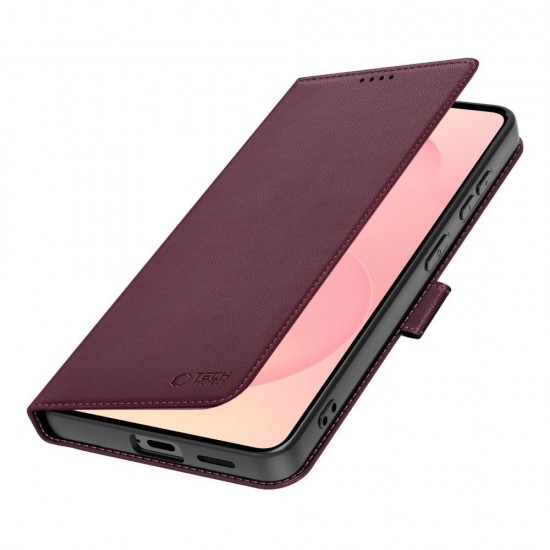 Tech-Protect Wallet Case for Samsung Galaxy A36 / A56 / A37 5G - Burgundy
