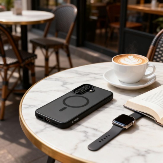 Tech-Protect Magmat MagSafe Case for Samsung Galaxy A57 5G - Semi-Transparent