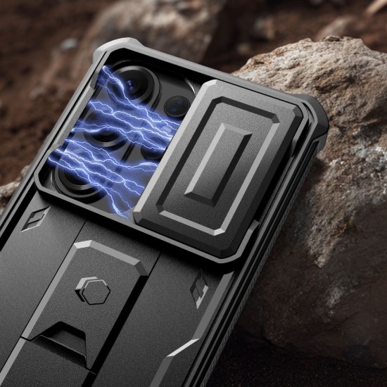 Tech-Protect Kevlar Cam+ Case for Samsung Galaxy S26 Ultra - Black