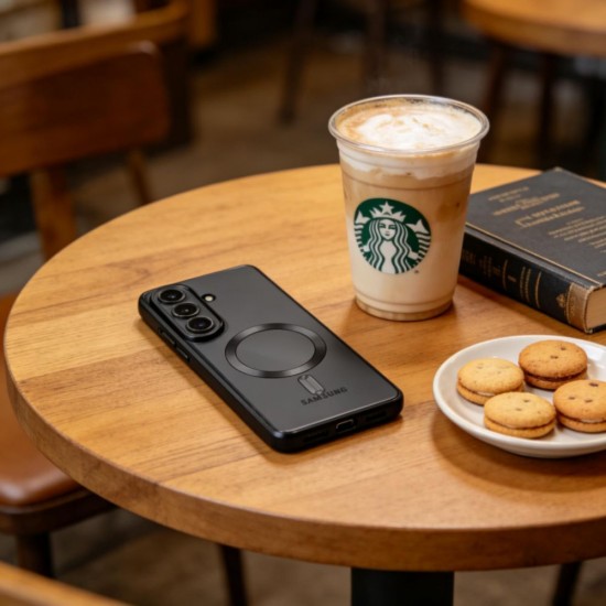 Tech-Protect MagFlex MagSafe Case for Samsung Galaxy A37 5G - Clear Black