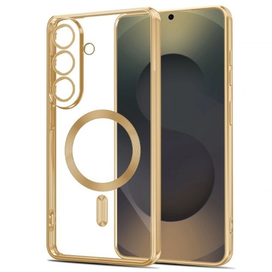 Tech-Protect MagFlex MagSafe Case for Samsung Galaxy A37 5G - Transparent Gold