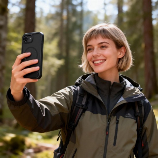 Tech-Protect MagRack MagSafe Case for iPhone 16e / 17e - Black