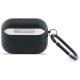 BMW Carbon Metal Logo Case for AirPods Pro 3 - Black