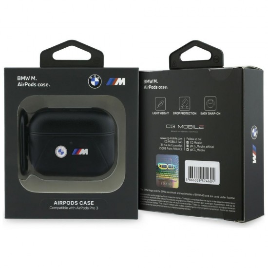 BMW Curved Line Case for AirPods Pro 3 - Black