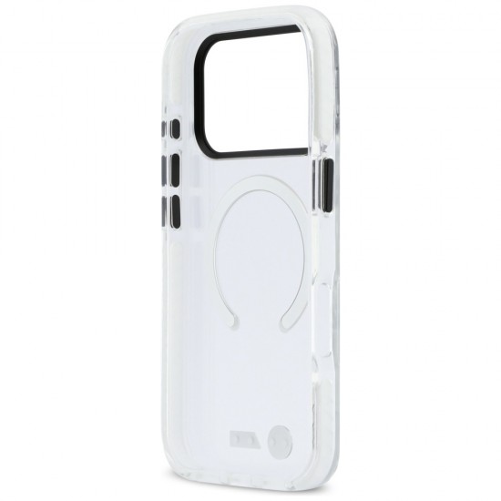 BMW M IML Shockproof Metal Logos MagSafe Case for iPhone 17 Pro Max - Transparent