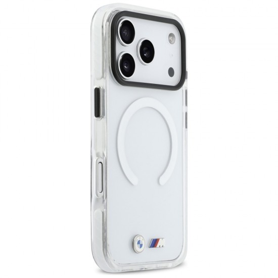 BMW M IML Shockproof Metal Logos MagSafe Case for iPhone 17 Pro - Clear