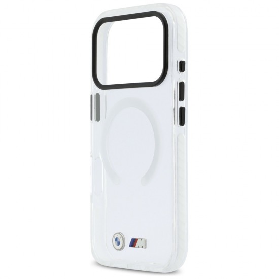 BMW M IML Shockproof Metal Logos MagSafe Case for iPhone 17 Pro - Clear