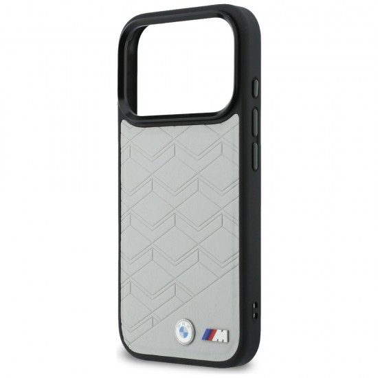 BMW M Shape Logo MagSafe Case for iPhone 17 Pro Gray