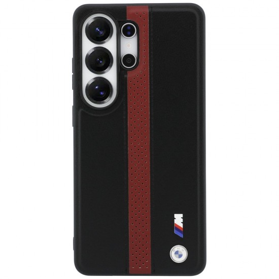 BMW Perforated Stripe Logo MagSafe Case for Samsung Galaxy S26 Ultra - Red