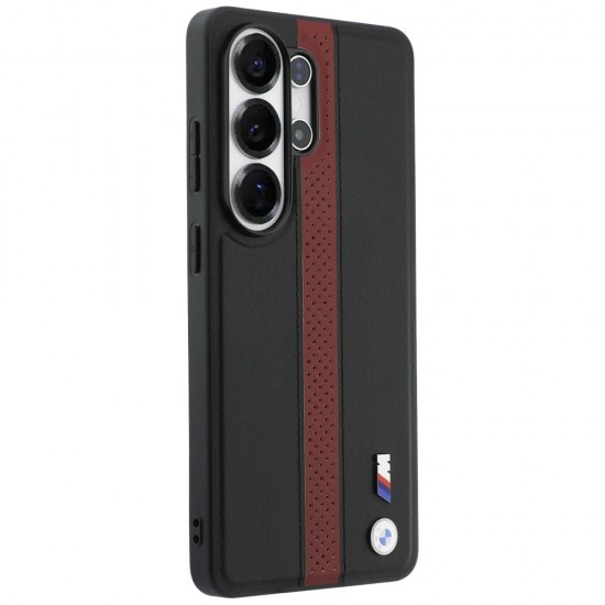 BMW Perforated Stripe Logo MagSafe Case for Samsung Galaxy S26 Ultra - Red