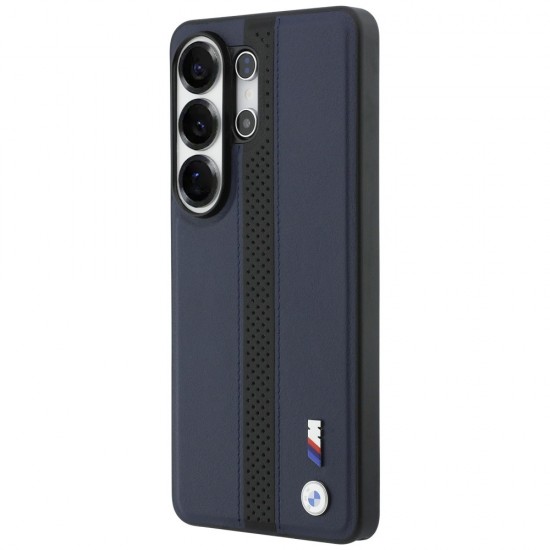 BMW Perforated Stripe Logo MagSafe Case for Samsung Galaxy S26 Ultra - Navy Blue