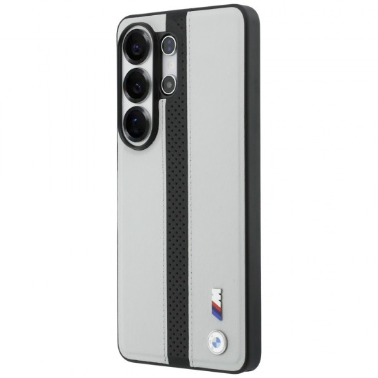 BMW Perforated Stripe Logo MagSafe Case for Samsung Galaxy S26 Ultra - Gray