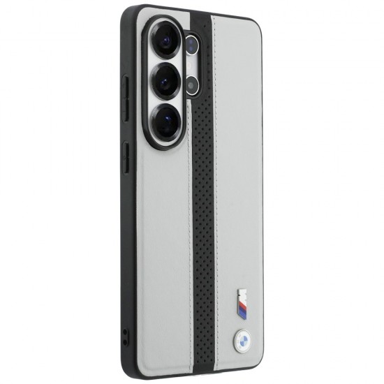 BMW Perforated Stripe Logo MagSafe Case for Samsung Galaxy S26 Ultra - Gray