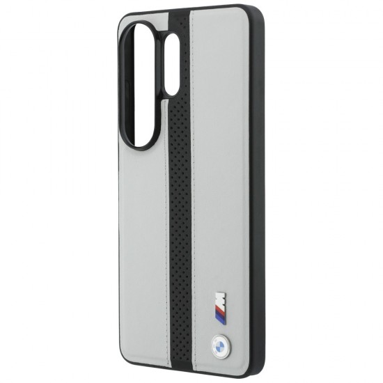 BMW Perforated Stripe Logo MagSafe Case for Samsung Galaxy S26 Ultra - Gray