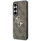 Guess 4G Big Metal Logo Case for Samsung Galaxy S26 - Brown