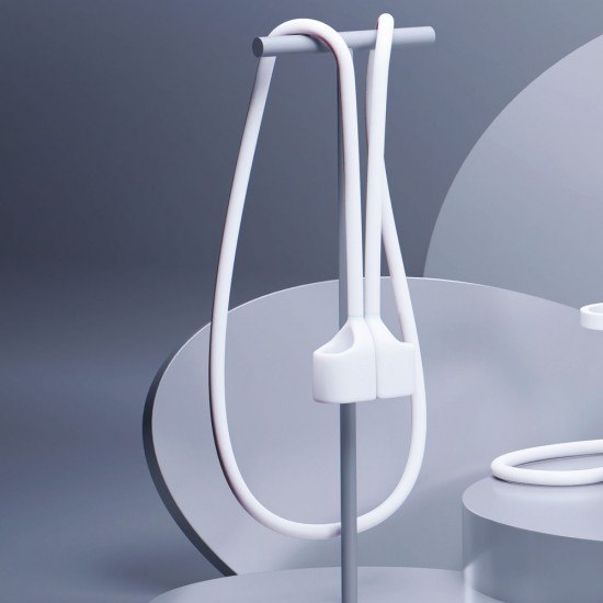 Accessories - Apple AirPods 4 - 3mk Silicone AirPods Case White