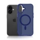 3mk Smoke MagCase for iPhone 16 - Blue-Translucent