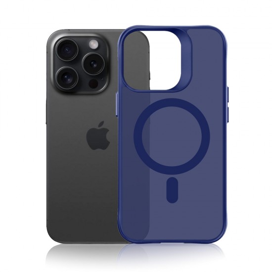 3mk Smoke MagCase for iPhone 16 Pro - Blue-Translucent
