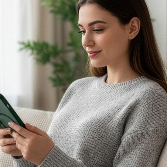 3mk Smoke MagCase for iPhone 16 Pro Max - Green-Translucent