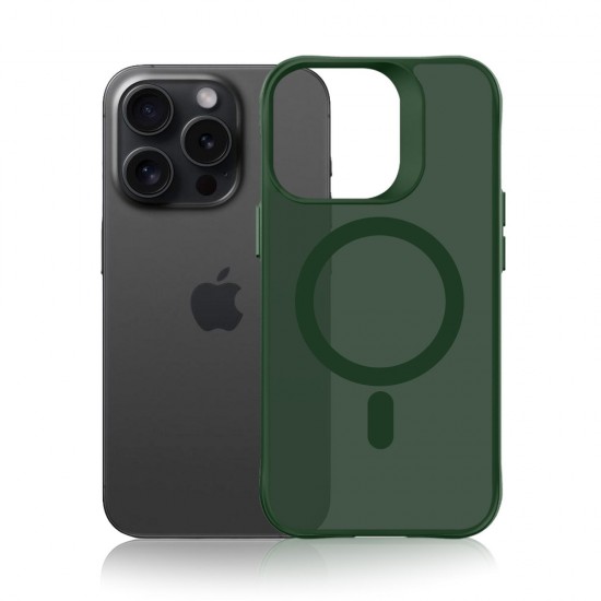 3mk Smoke MagCase for iPhone 16 Pro Max - Green-Translucent