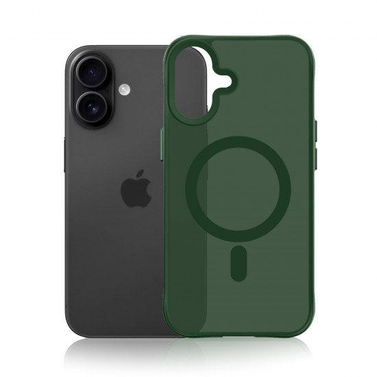 3mk Smoke MagCase for iPhone 16 Pro - Green-Translucent