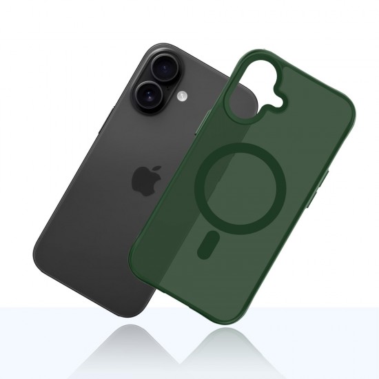 3mk Smoke MagCase for iPhone 17 - Green-Translucent