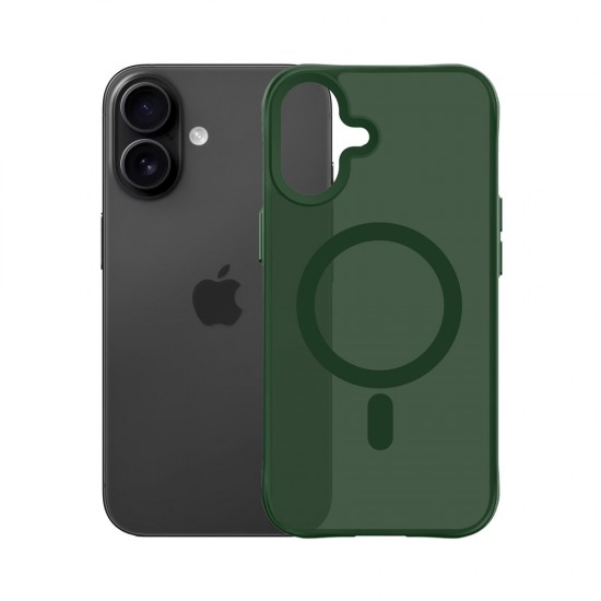 3mk Smoke MagCase for iPhone 17 - Green-Translucent