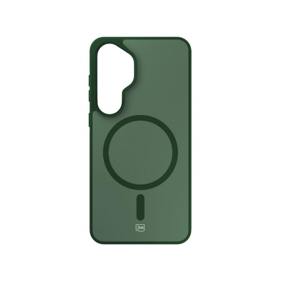 3mk Smoke MagCase for Samsung Galaxy S24 - Green-Translucent