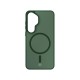 3mk Smoke MagCase for Samsung Galaxy S24 - Green-Translucent