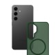 3mk Smoke MagCase for Samsung Galaxy S24 - Green-Translucent