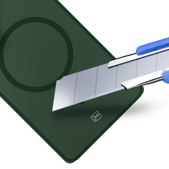 3mk Smoke MagCase for Samsung Galaxy S25 Ultra - Green-Translucent