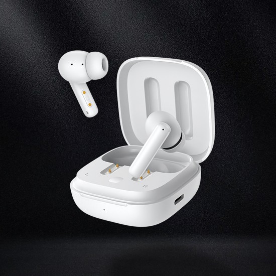 QCY T13 In-Ear Headphones with ANC IPX5 Bluetooth 5.3 - White