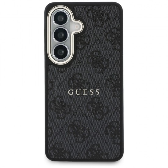 Guess 4G Embossed Ring MagSafe case for Samsung Galaxy S26 - black